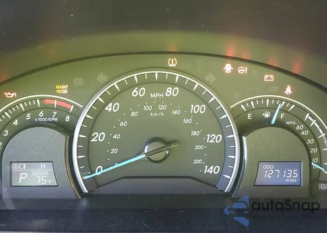 2012 Toyota Camry Le z USA, uszkodzony, nr VIN 4T1BF1FK6CU200962